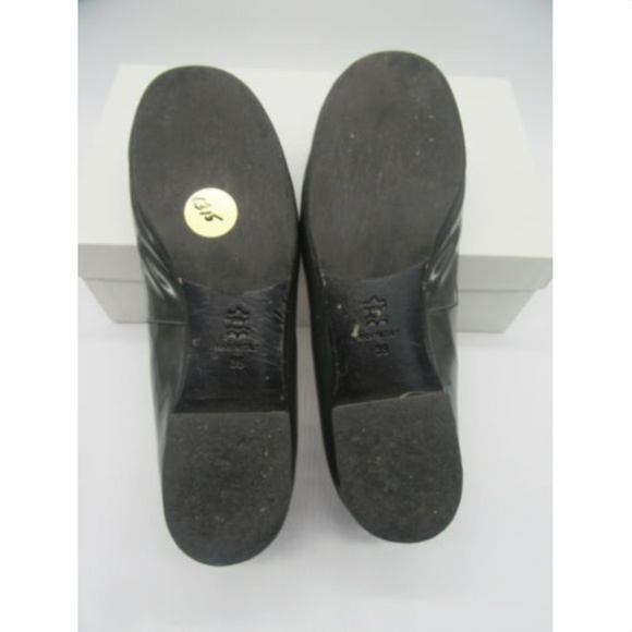 STEVEN DANN grey patent leather pom-pom flats - Picture 5 of 8